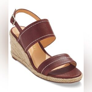 Women's Sunset Slingback Espadrille Platform Wedge Sandals